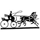 Horse & Trap Rubber Stamp (Available in 3 sizes) from £6.89