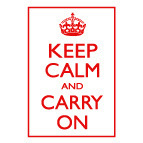 Keep Calm Rubber Stamp