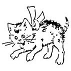 Kitten Rubber Stamp
