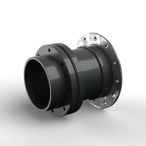 8" PVC Fully Flanged Tank Connector