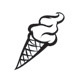 Loyalty Card Self-inking Rubber Stamp Ice Cream
