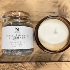 Multi Mineral Bath Salts & Soy Candle