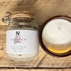 Multi Mineral Bath Salts & Soy Candle