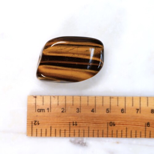 Tigers Eye Polished Palm Stone