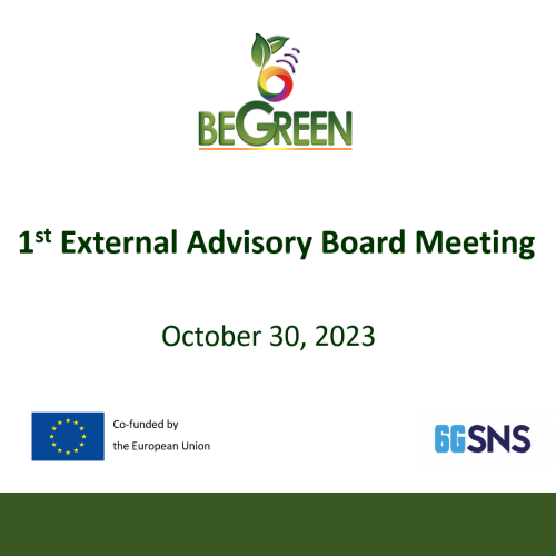 BeGREEN 1st External Advisory Board meeting was held! 