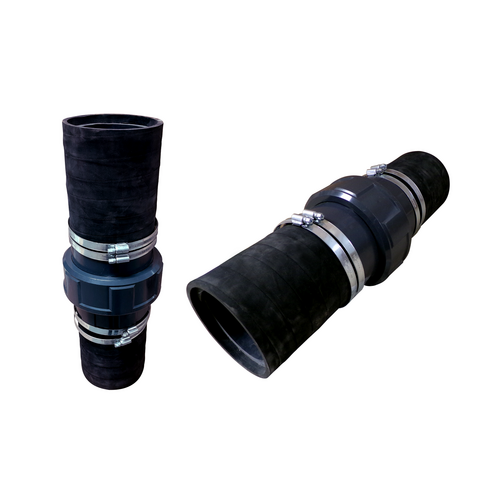 In Line Overflow EPDM Sleeve Fitment - 100mm or 4 inch