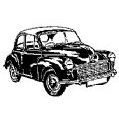 Morris Minor Rubber Stamp (Available in 3 sizes)