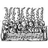 Musical Bells Rubber Stamp (Available in 3 sizes)