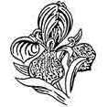 Orchid Rubber Stamp (Available in 3 sizes)