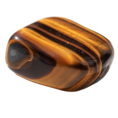 Tigers Eye Polished Palm Stone