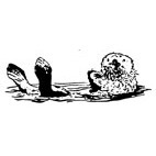 Otter Rubber Stamp (Available in 3 sizes)
