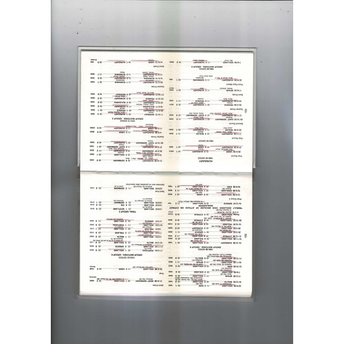 The European Football Championships 1958-1992 by John Robinson (hardback) 1992