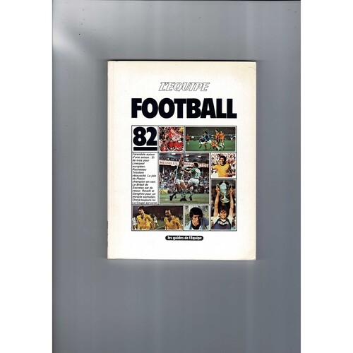 Football '82 - Les Guides de l'Equipe (softback) 1982