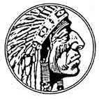 Red Indian (2) Rubber Stamp