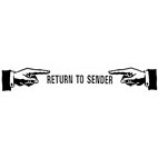 Return to Sender Rubber Stamp