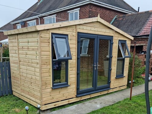 #PVC048 14x8 Apex Summer House