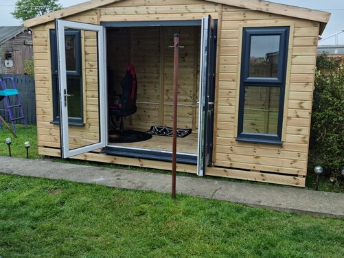 #PVC048 14x8 Apex Summer House