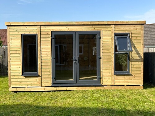 #PVC098 16x10 Pent Summer House