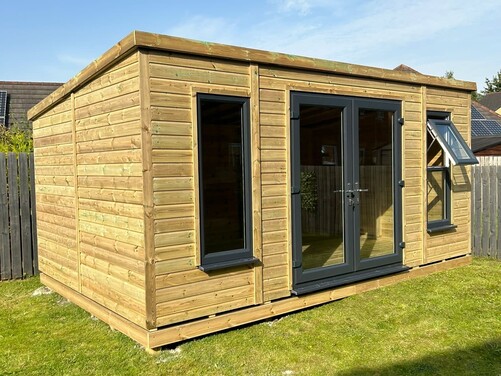#PVC098 16x10 Pent Summer House