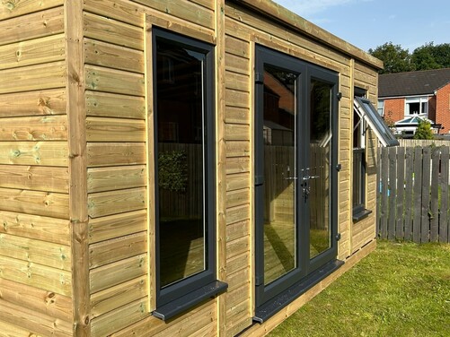 #PVC098 16x10 Pent Summer House