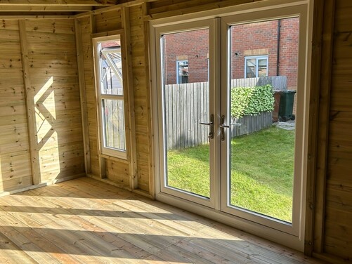 #PVC098 16x10 Pent Summer House