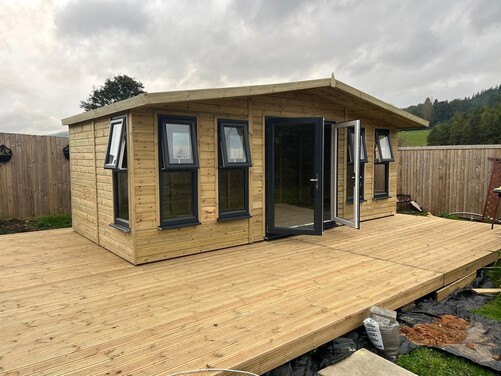 #PVC013 20x10 Apex Summer House