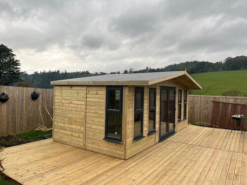 #PVC013 20x10 Apex Summer House