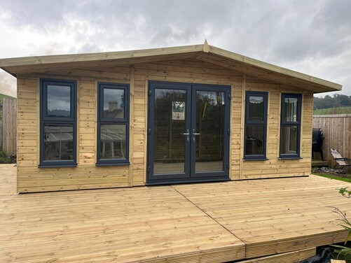 #PVC013 20x10 Apex Summer House