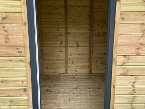 #PVC025 18x8 Apex Summer House Combi