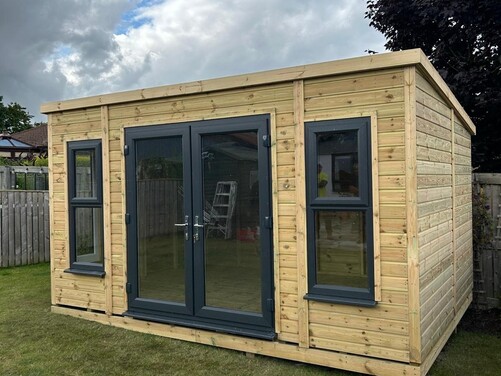 #PVC026 14x10 Pent Summer House