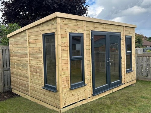 #PVC026 14x10 Pent Summer House