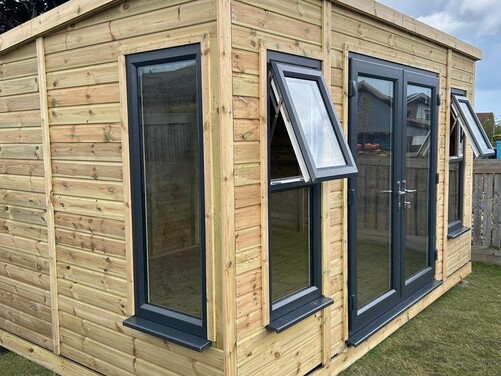 #PVC026 14x10 Pent Summer House