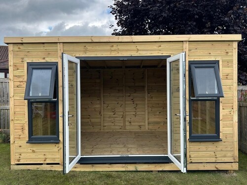 #PVC026 14x10 Pent Summer House