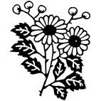 Rubber Stamps - Daisies