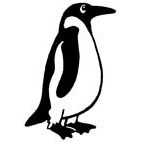 Rubber Stamps - Penguin