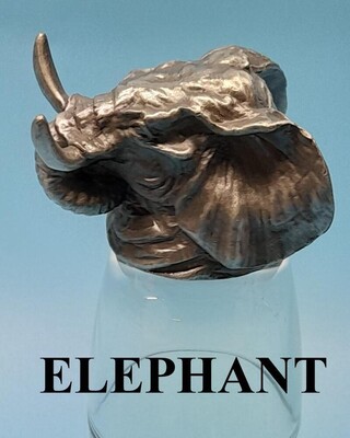 Animal Head Shot Glasses sets of 4 in gift box (Dangerous Game Collection)