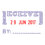 S-402 RECEIVED Date Stamp