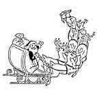 Santa's Sleigh Stamp