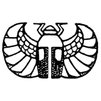 Scarab Beetle Rubber Stamp