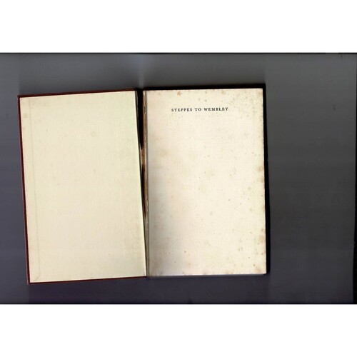 Steppes To Wembley by Bert Trautmann (hardback) 1956