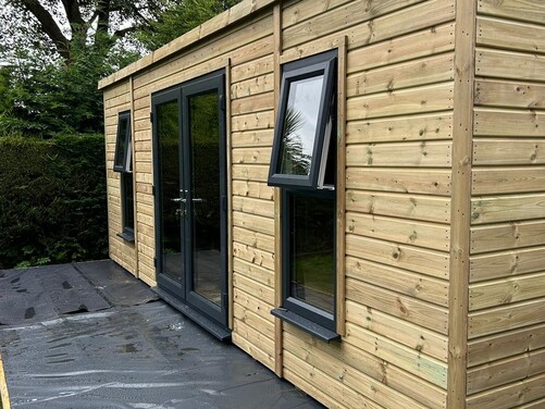 #PVC031 20x9 Pent Summer House