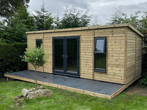 #PVC031 20x9 Pent Summer House