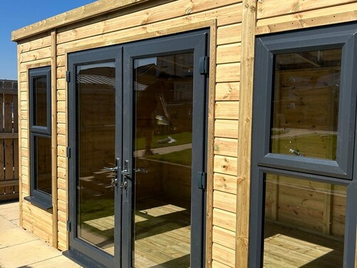 #PVC032 14x8 Pent Summer House