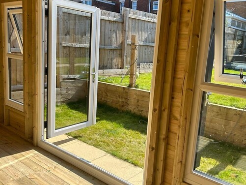 #PVC032 14x8 Pent Summer House