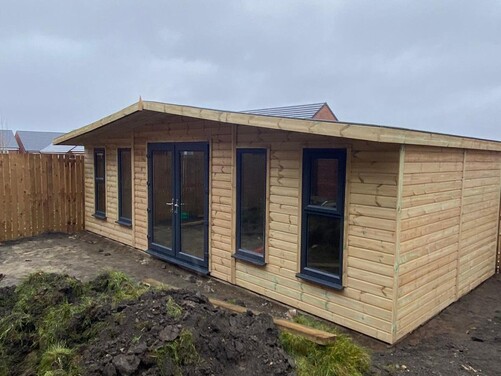 #PVC033 24x10 Apex Summer House