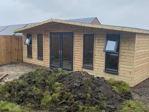 #PVC033 24x10 Apex Summer House