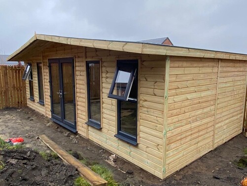 #PVC033 24x10 Apex Summer House