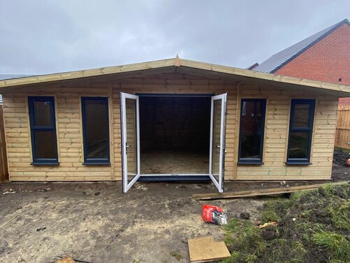 #PVC033 24x10 Apex Summer House