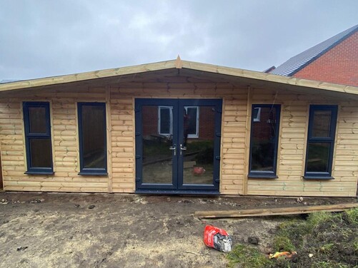 #PVC033 24x10 Apex Summer House