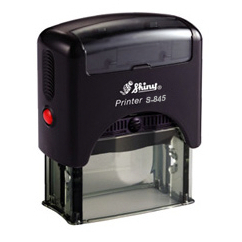 Self-inking Stamp Printer S-845 68mm x 24mm
